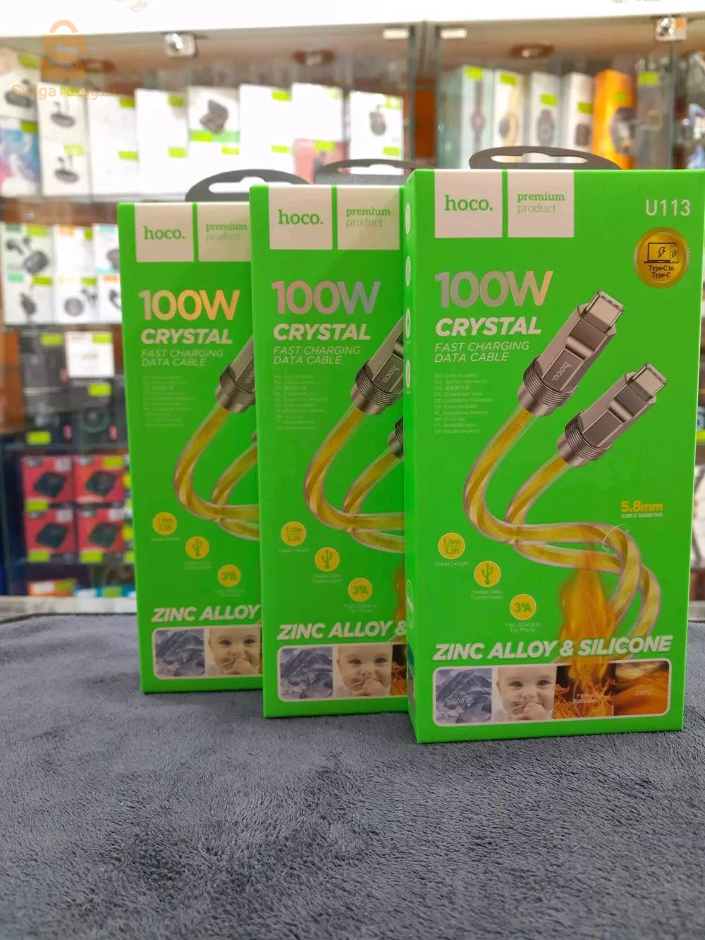 hoco_cable 100w🥊🔔😍
Crystal
Type-C to Type-C