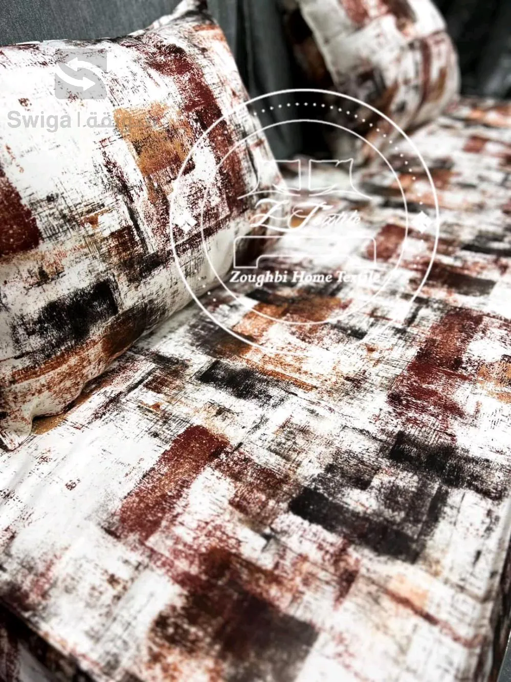 Anti-stain sofa cover + 2 pillow covers