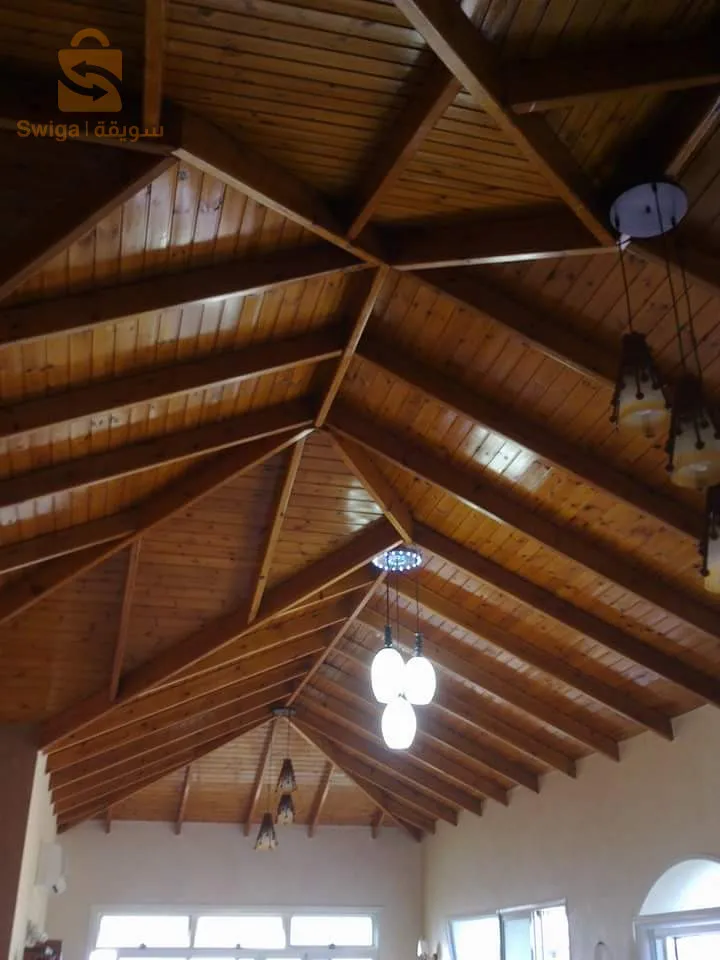 تركيب جميع انواع القرميد والاسقف الخشبية