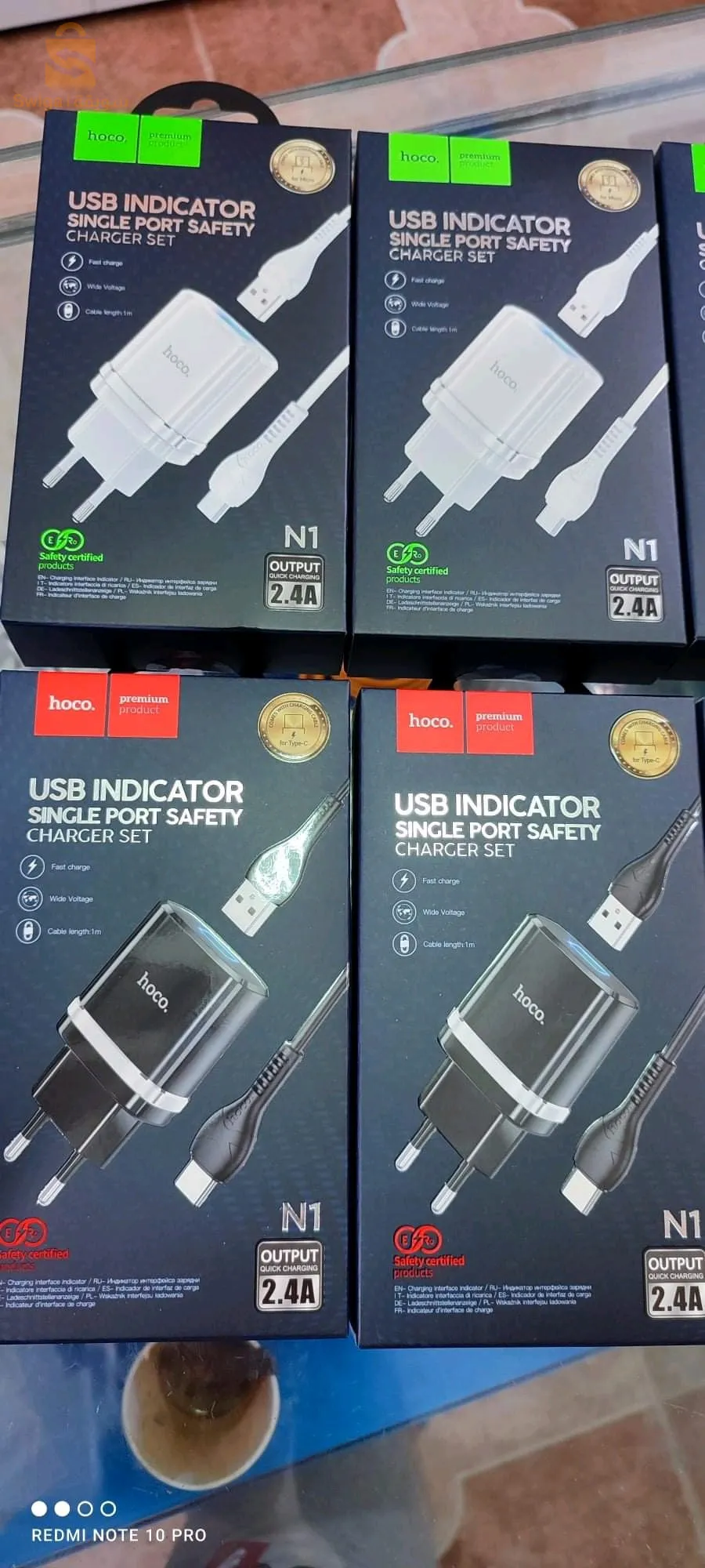 USB INDICATOR SINGLE PORT SAFETY CHARGER SET FAST