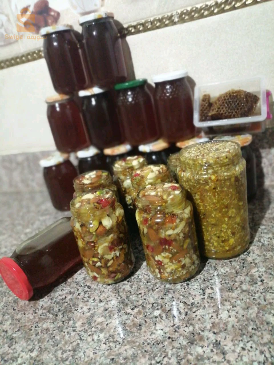 عسل و خلطات الطاقة و التسمين