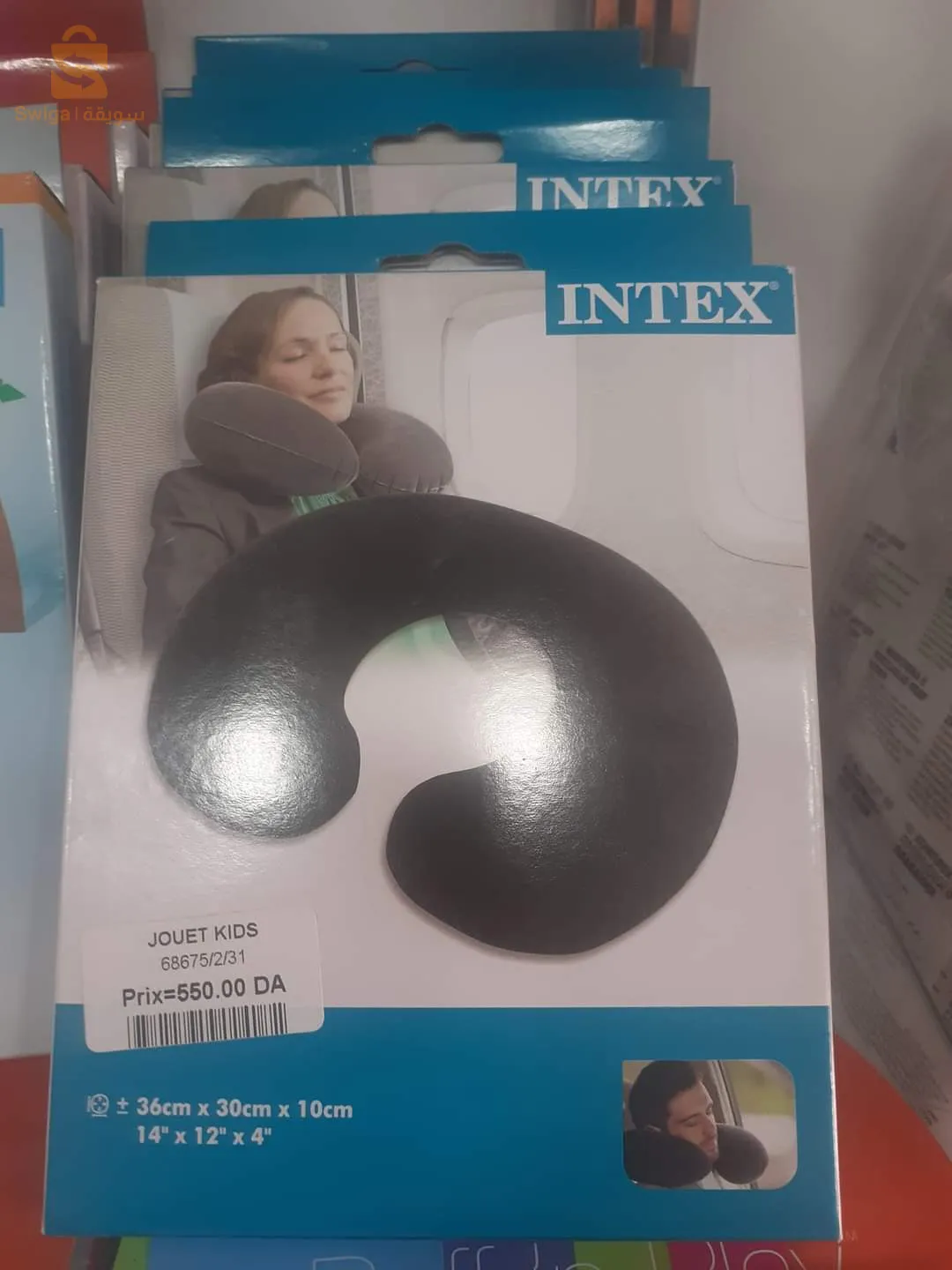 وسادة سفر قابلة للنفخ