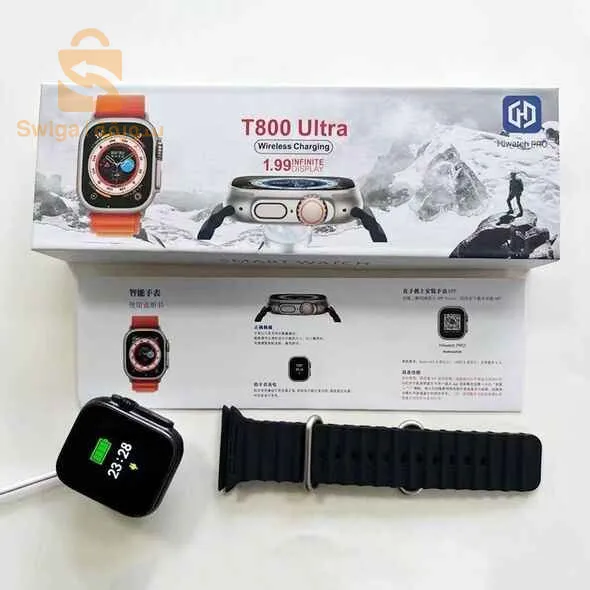 الساعة الذكية - T800 Ultra Noir Smart Watch Waterproof