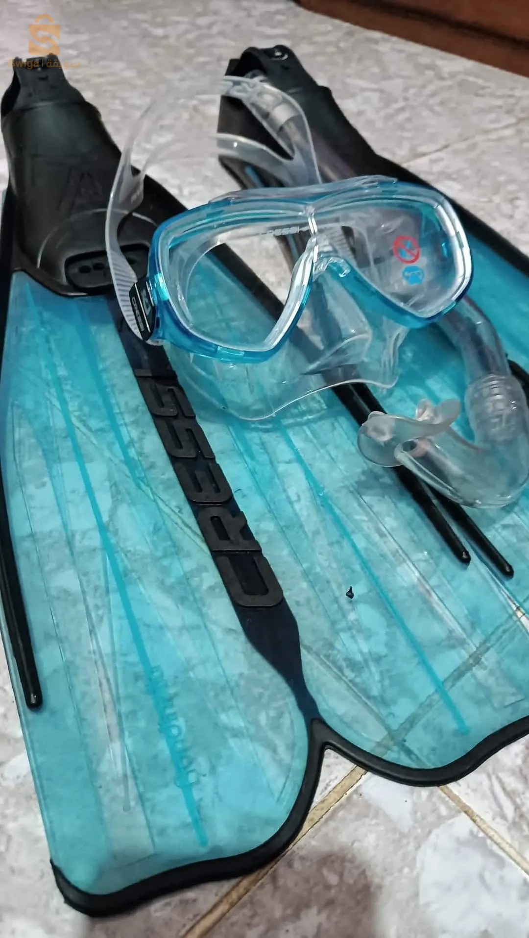 Palme cressi + masque tuba original