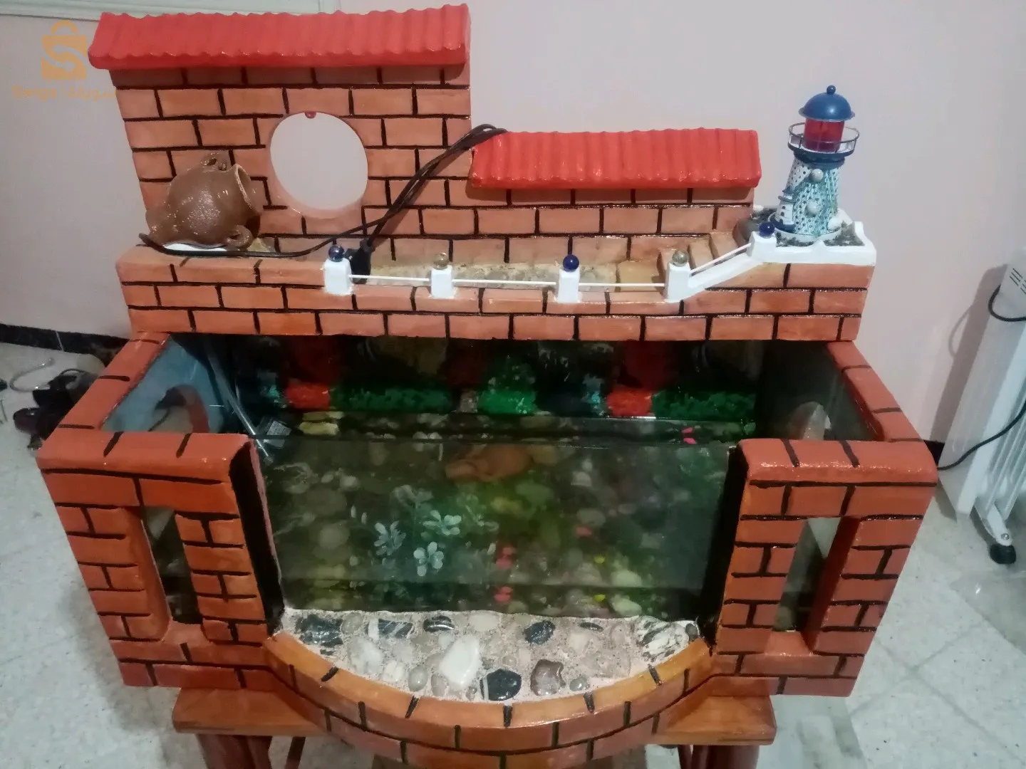 Je met en vente une très belle aquarium artisanale avec fontaine d'eau solide et bien fini avec jeux de lumière
Pour plus d'informations appelez moi sur 07.82.77.43.99