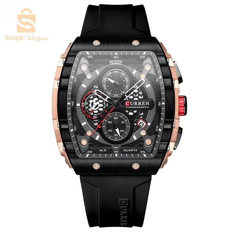 cadeau, c’est un assez bon cadeau pour la famille/les amis/les amoureux/vous-même.
Mouvement à quartz japonais précis pour un maintien précis du temps.
3ATM résistant à l’eau
Diamètre du boîtier: 47mm
Épaisseur du boîtier: 15mm
Largeur de bande: 25mm
Longueur du bracelet: 240mm
Matériau du bracelet: Silicone
Bracelet réglable: oui
 Forfait inclus:
1 x priginal montre CURREN