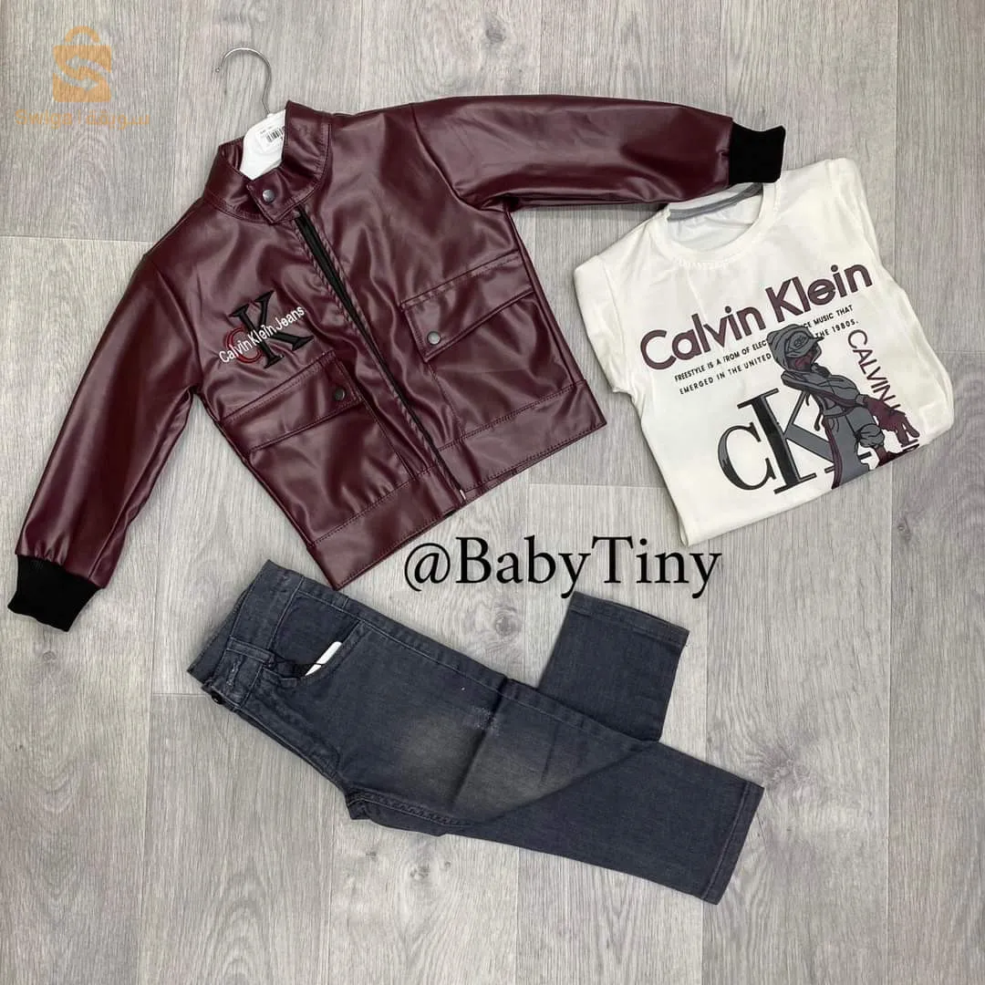 Ensemble de garçons d'hiver