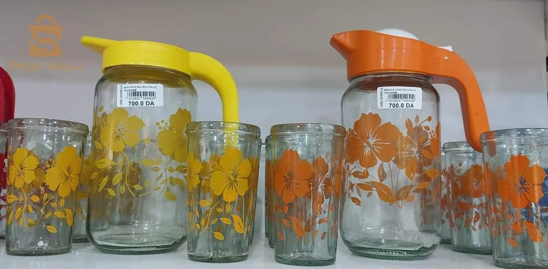 7-piece plain water service