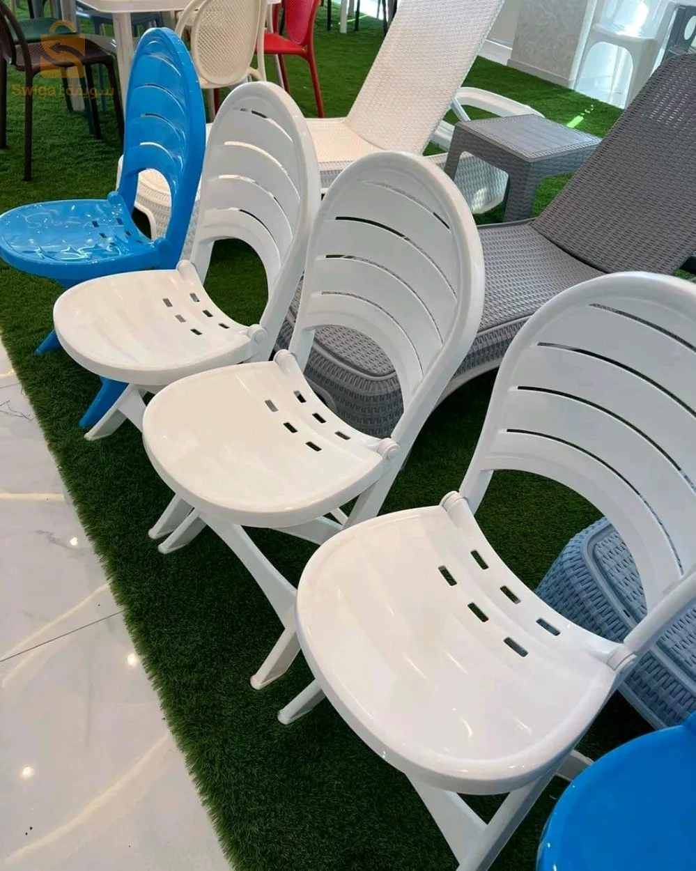 Plastic chairs