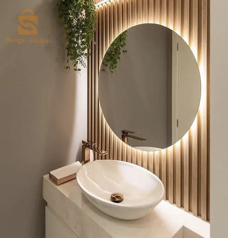💥Miroir rond avec led