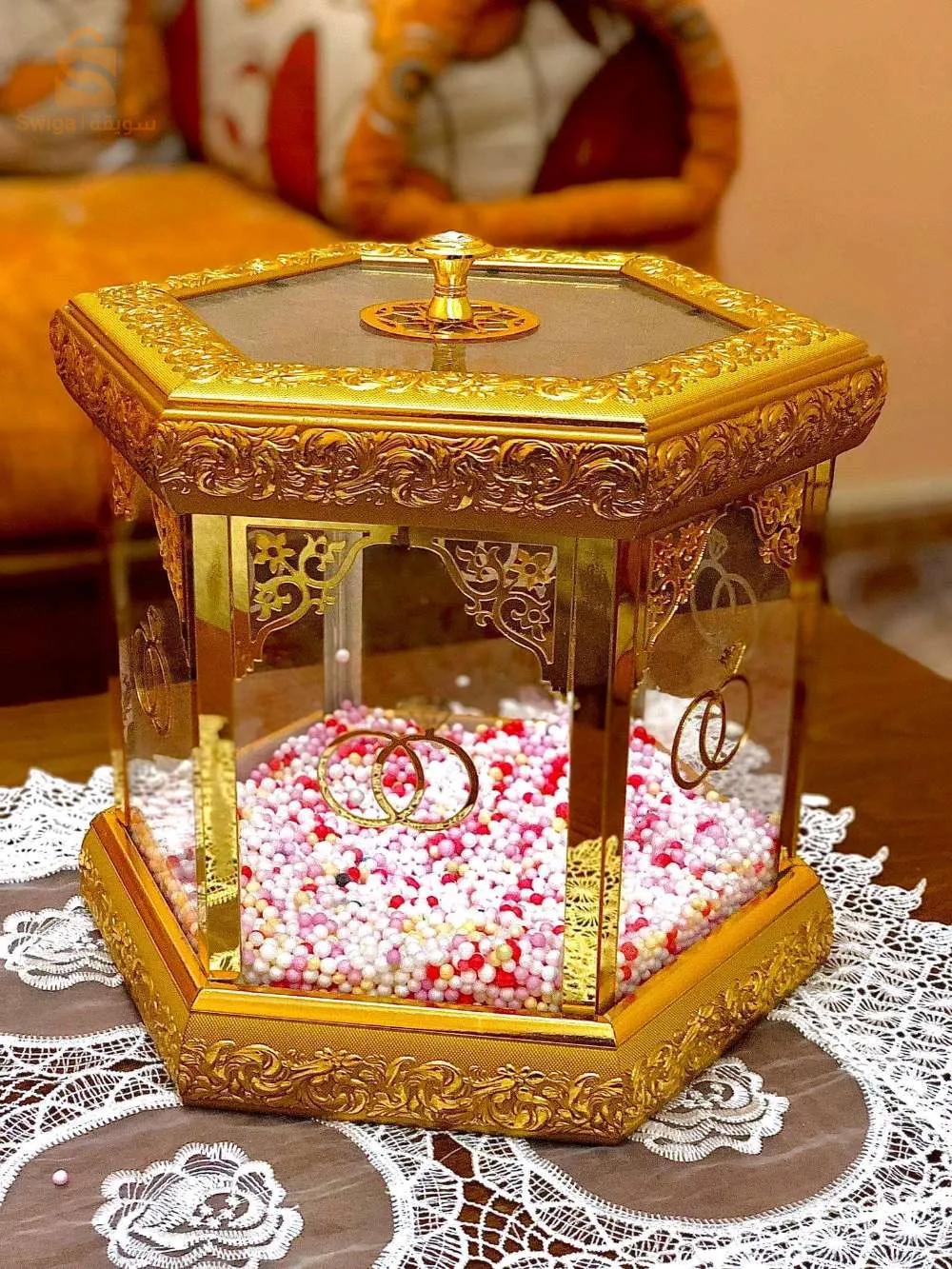 تصميم علبة زجاجية الجهاز العروسة