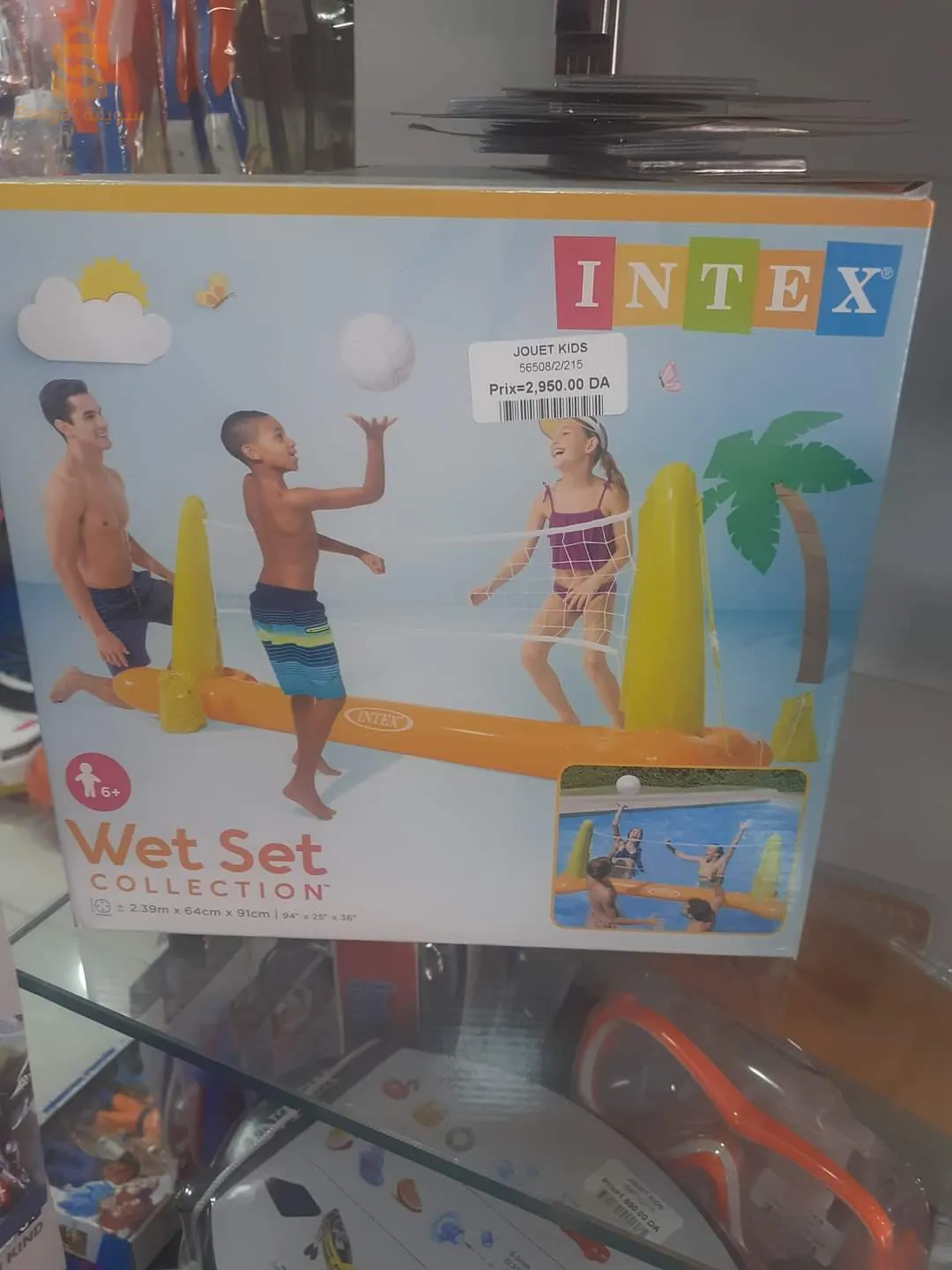 ensemble de volleyball de piscine