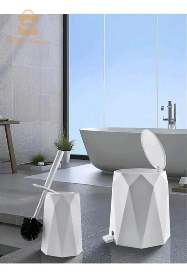 Nouvelle arrivage ✨✨✨✨
Poubelle+brosse toilette en plastique 
800DA