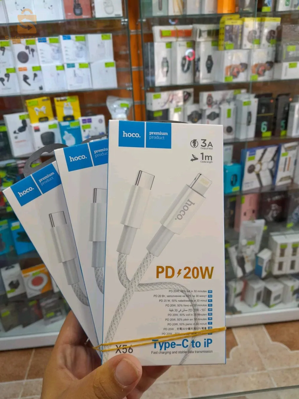 hoco_cable 🥊🔔😍
PD 20w
Type-c to IPHONE