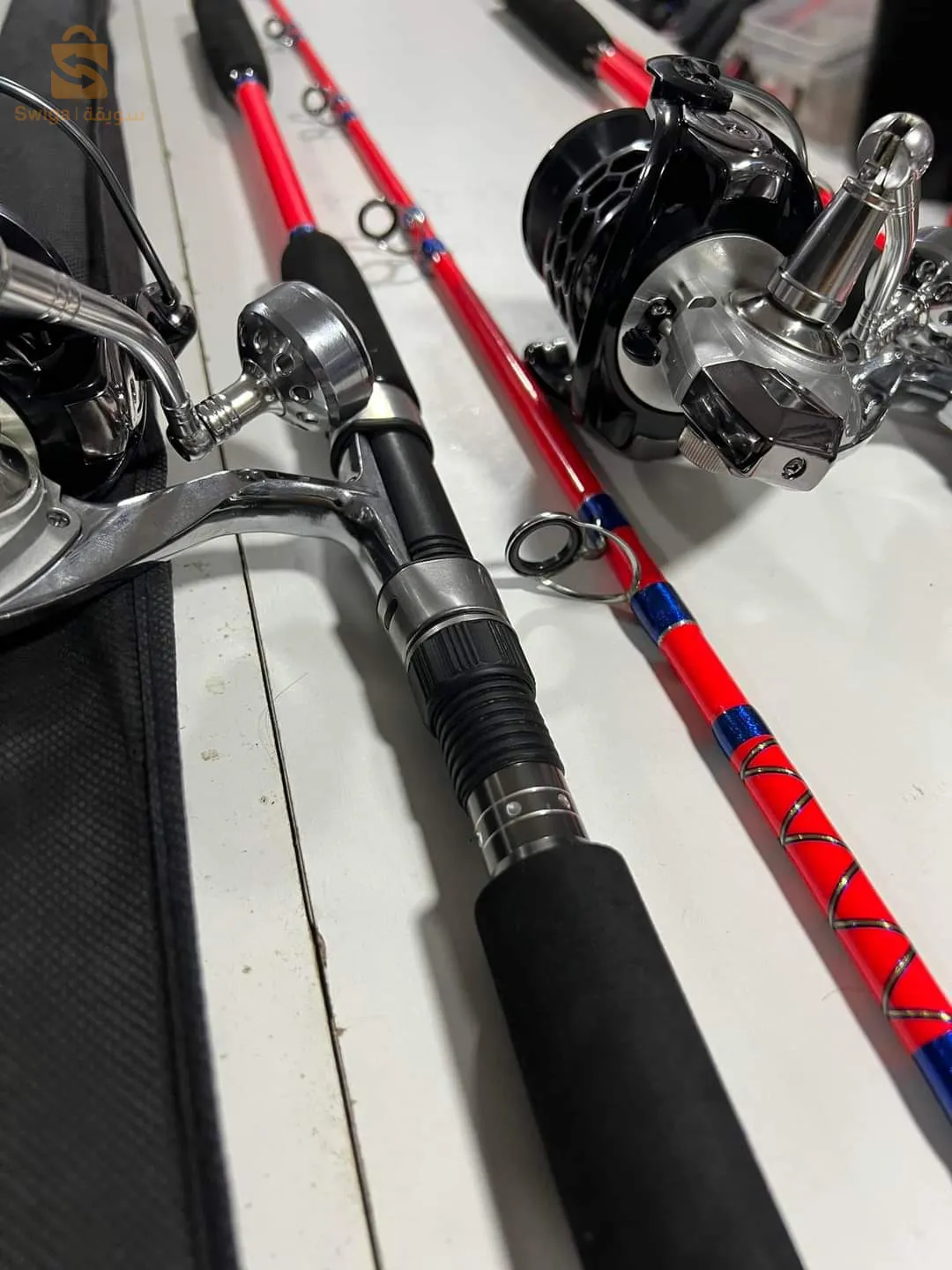 Moulinet  canne jig daiwa  (100-250g) 1.80m + moulinet seawar 7000