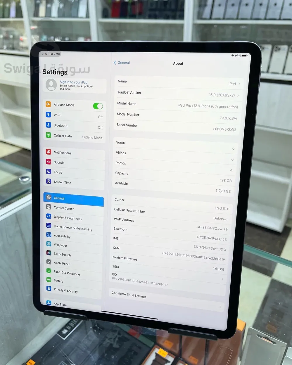 iPad Pro 6éme generation