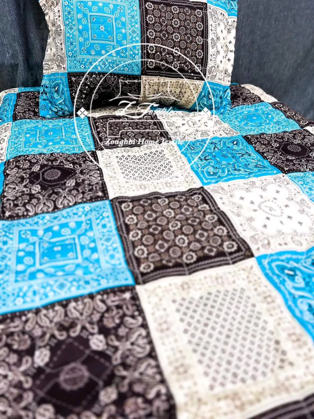 Couvre lit une place + couvre oreiller