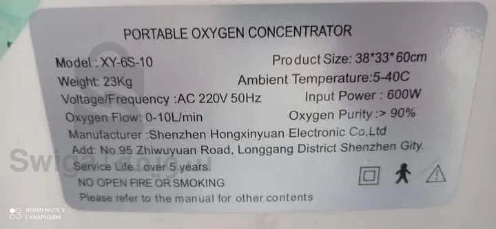 concentration d'oxcgen