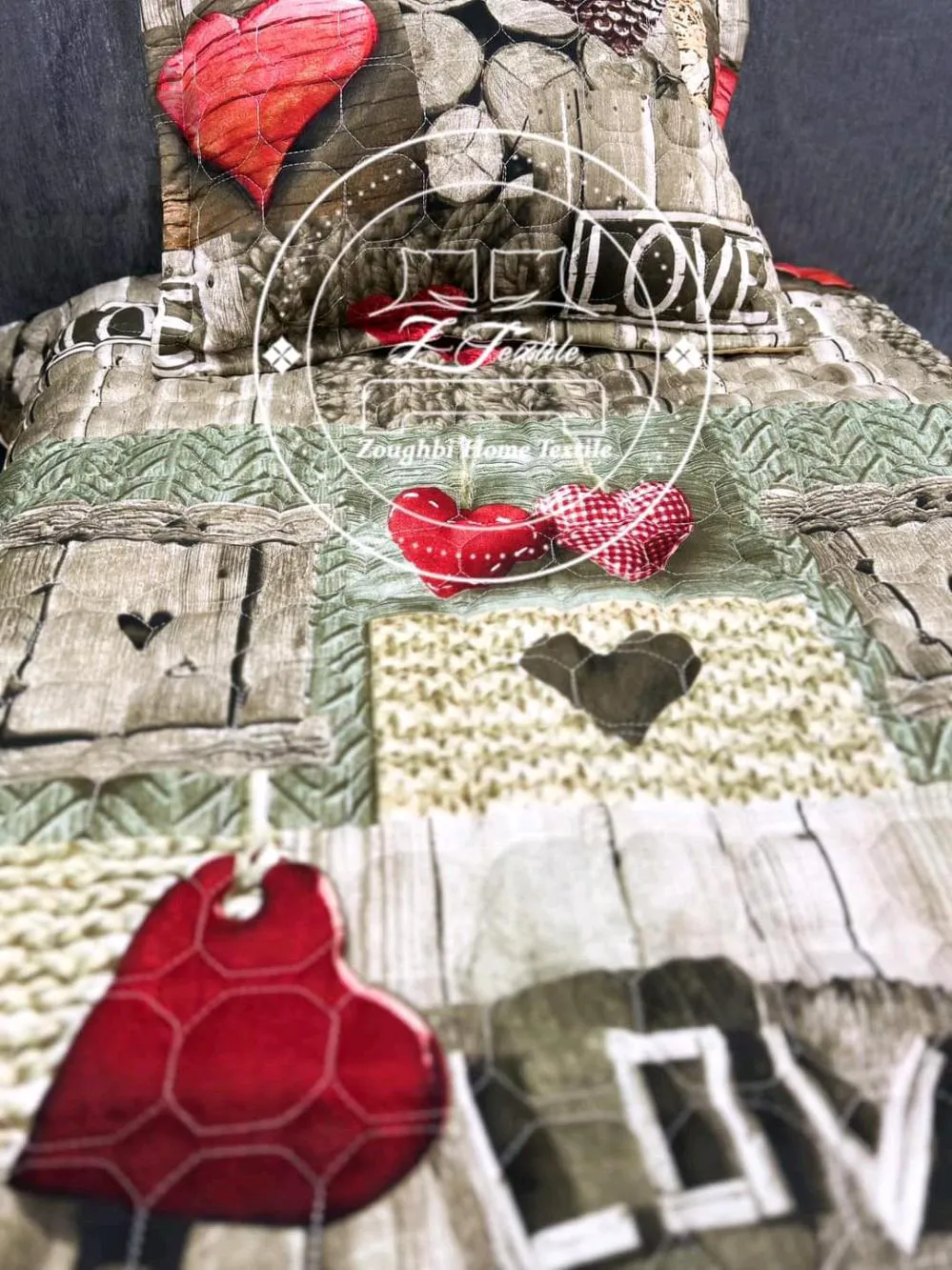 Couvre lit une place + couvre oreiller