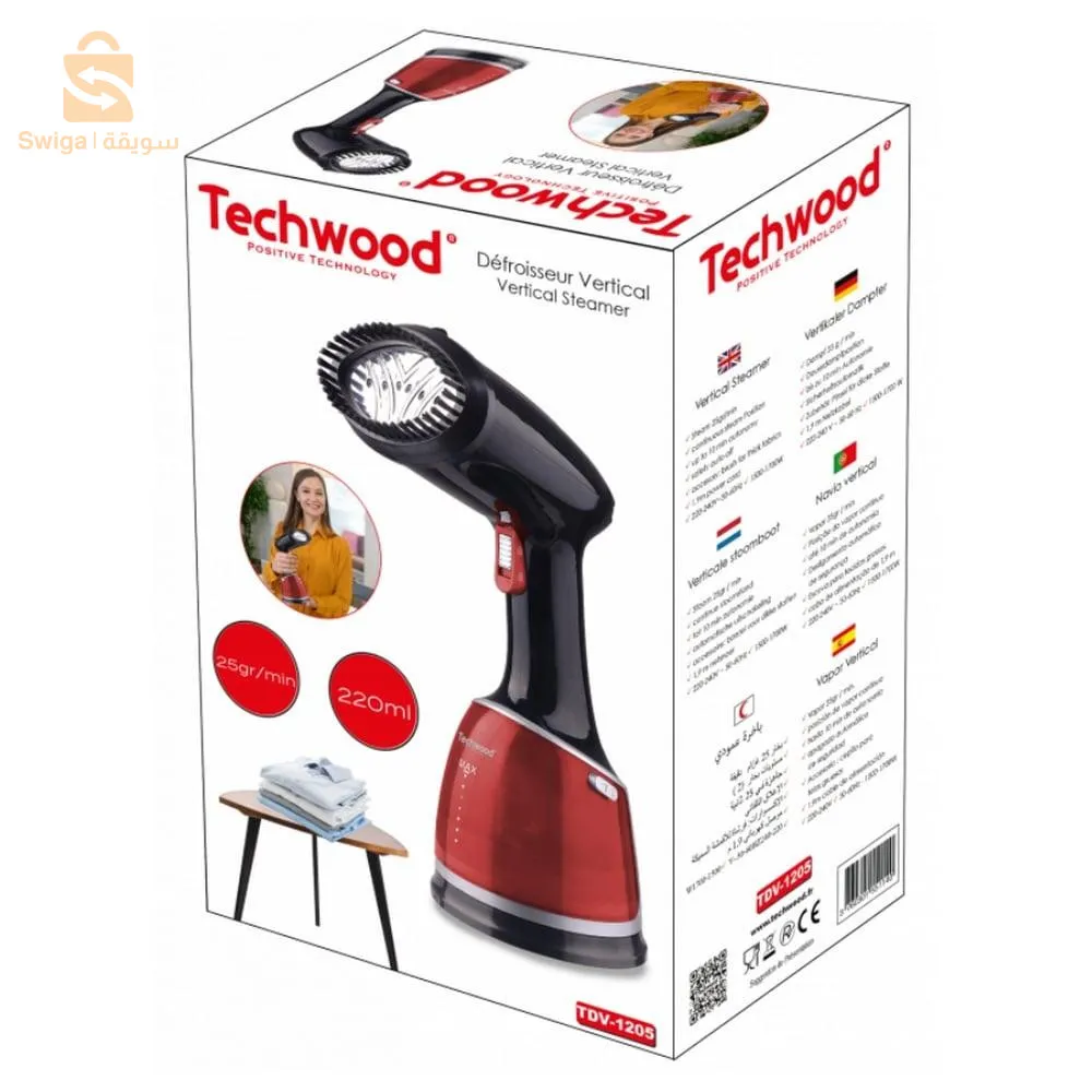 Défroisseur Vapeur Vertical 1500-1700W Techwood TDV-1205