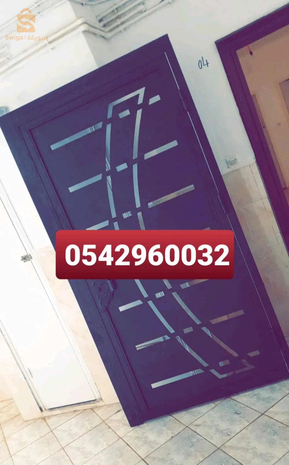 صناعة وتركيب أبواب وحواجز السلالم الحديدية حسب مقياس منزلك مع خدمة التوصيل والتركيب