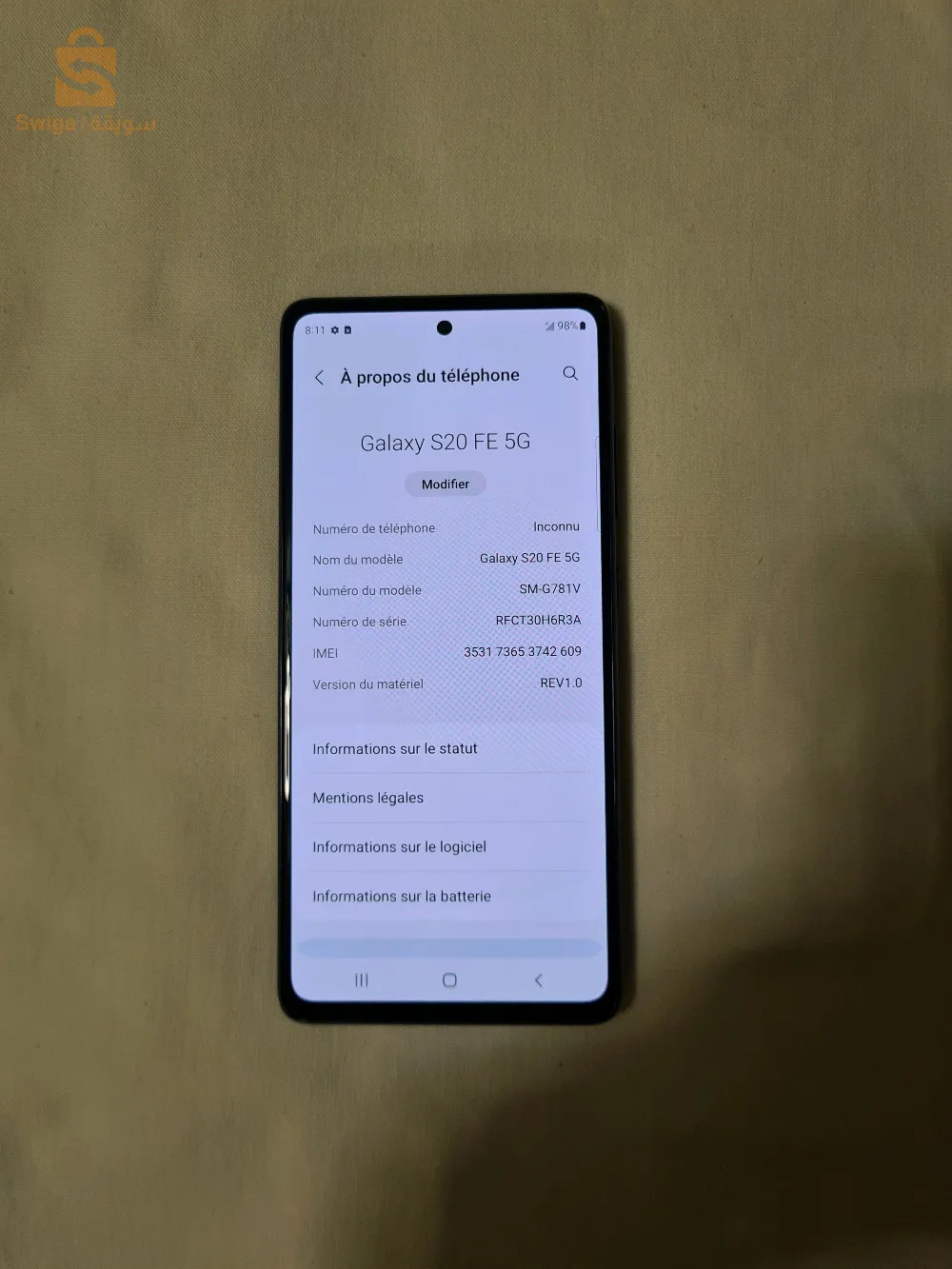 SAMSUNG S20 FE 5G UW