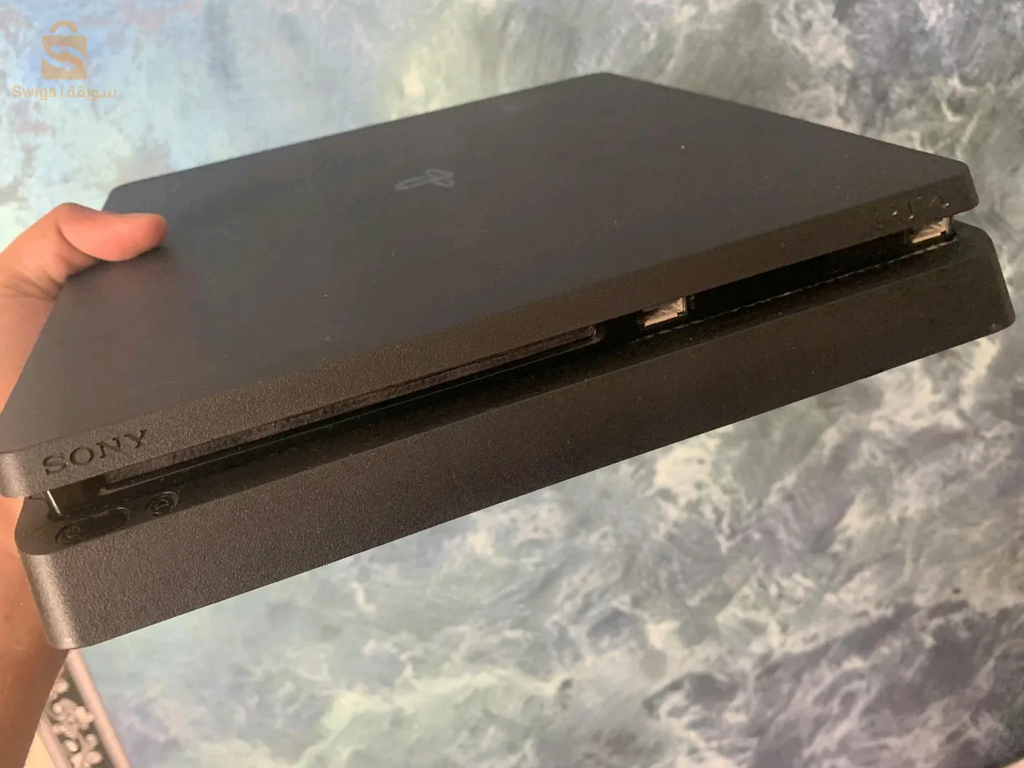 PS4 slim 500gb 2 mannette original v2 cd GTA 5 PUBG Jamais tft7 بلاي ستيشن 4