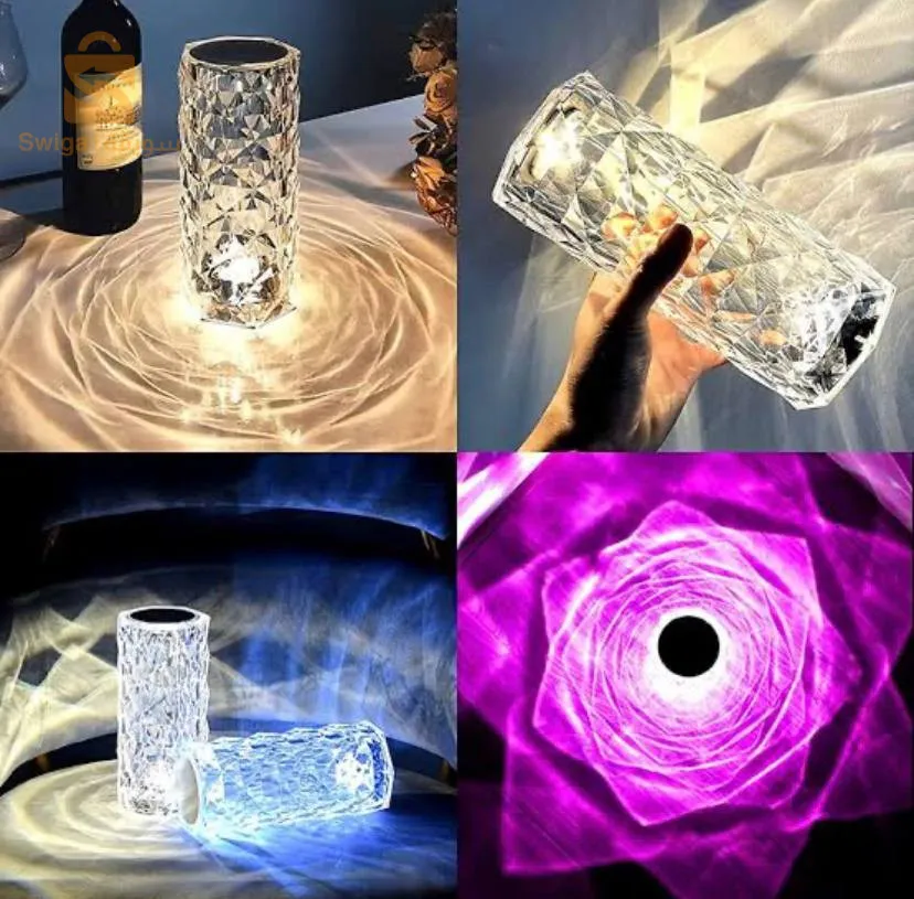 Lampe de table en cristal 🔮