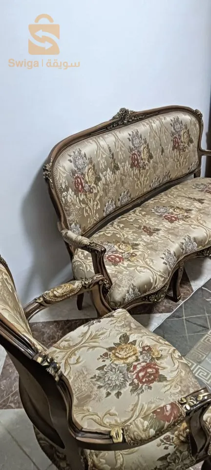 صلون مصري 7مقاعد طاولته الخاصة