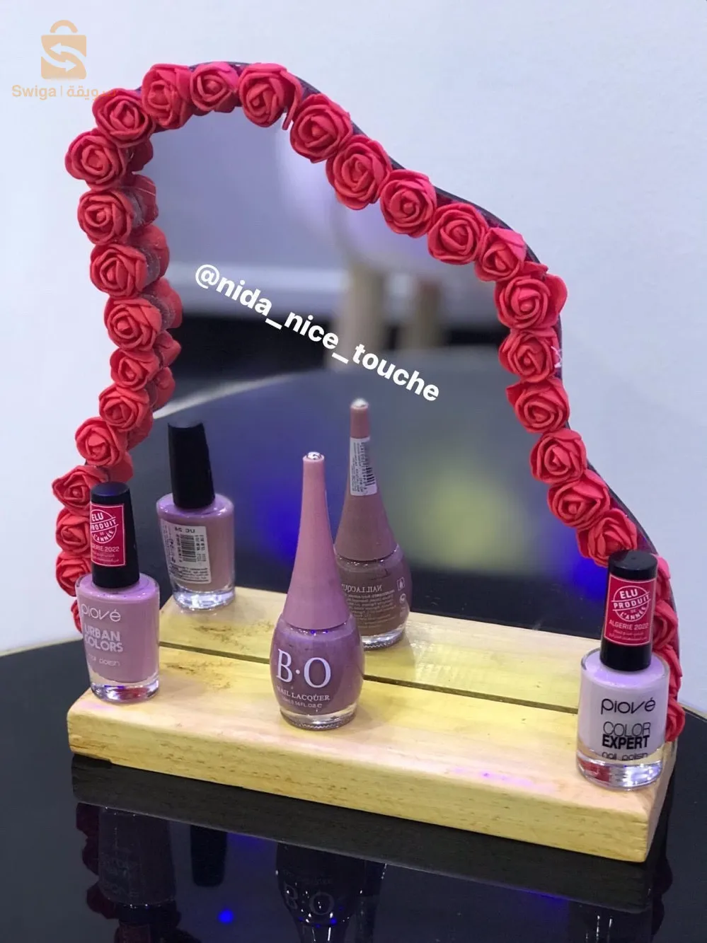 0540368552cadeux miroir decoratif 21cm pour femme et enfant