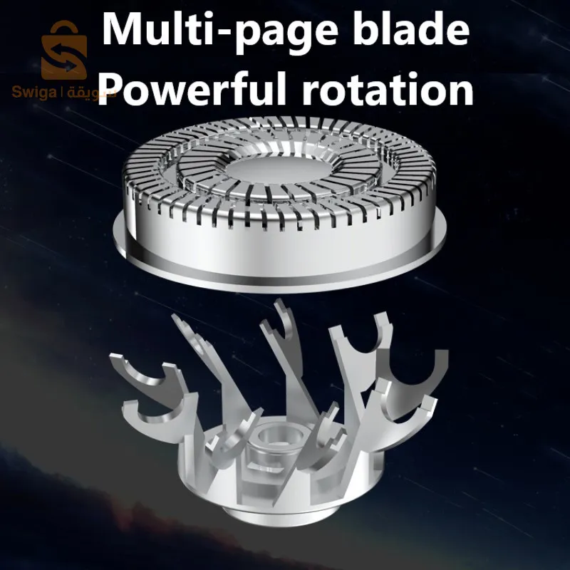 Mini rasoir professionnel étanche rechargeable HW-T8 en acier