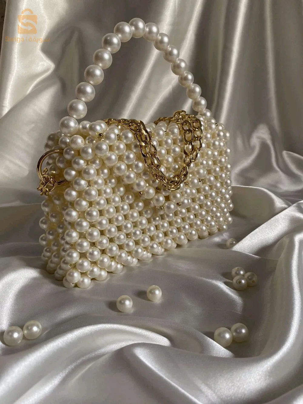 حقيبة مصنوعة باليد من الخرز ❤️ sac à main en perles