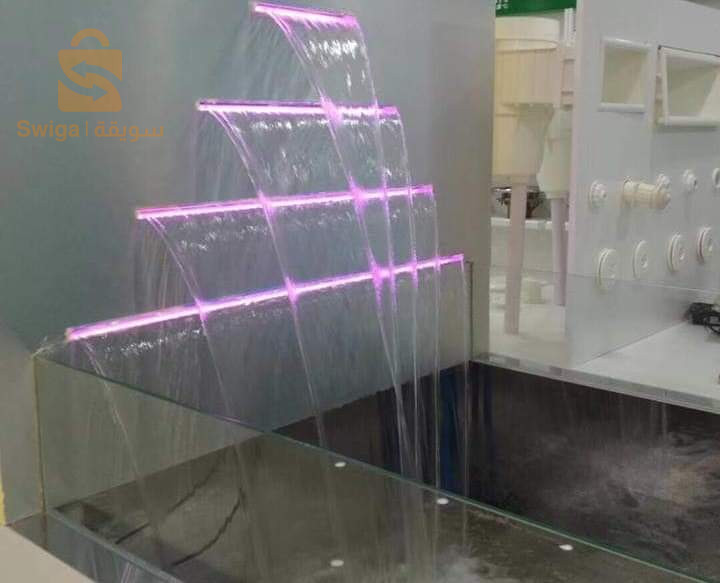 lame d'eaux cascade Fontaine شلالات ماءية جدارية للمسابح و الحدائق و المنازل