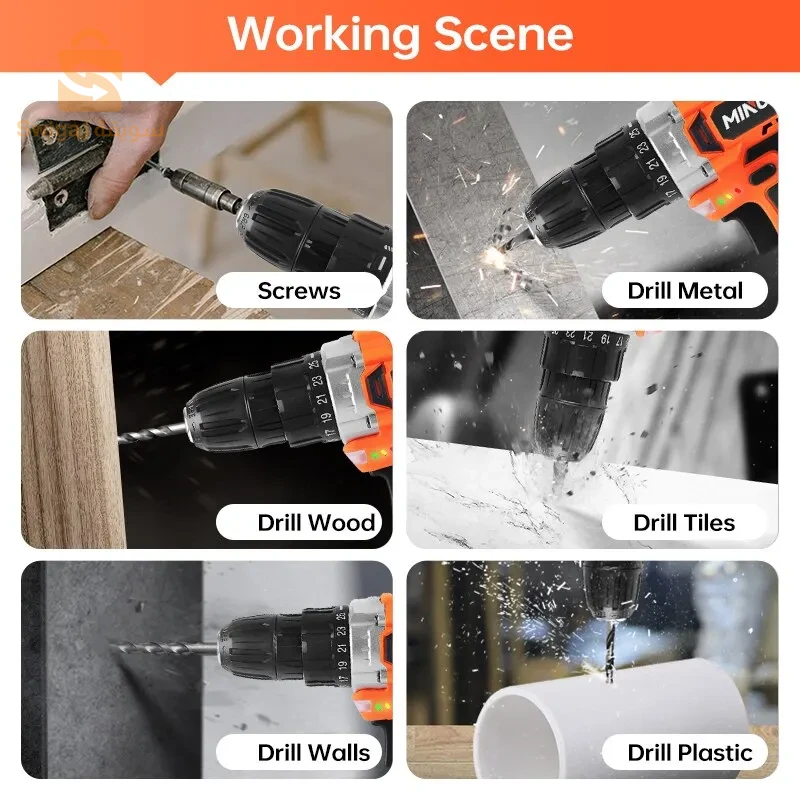 Cordless Screwdriver Drill 16V
