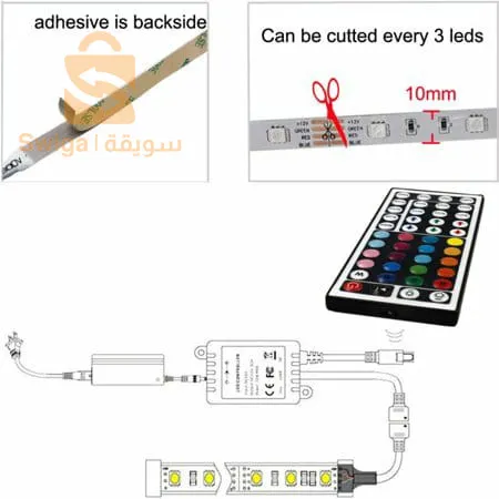 سابق
التالي
شرائط LED ملونة 5 متر مع جهاز تحكم عن بعد 12 فولت للإضاءة الداخلية والخارجية
1,