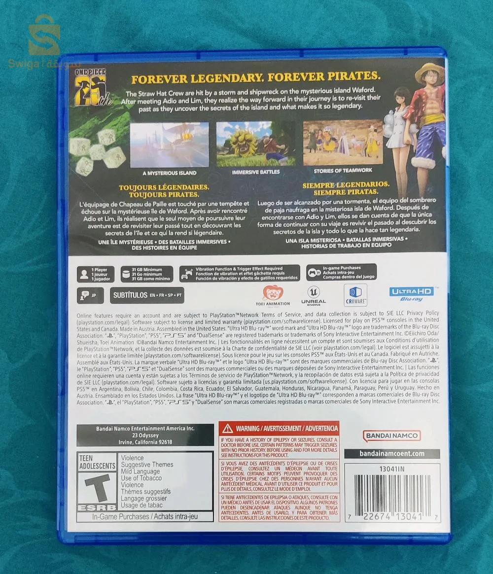 قرص بلايستيشن 5 ون بيس اوديسي