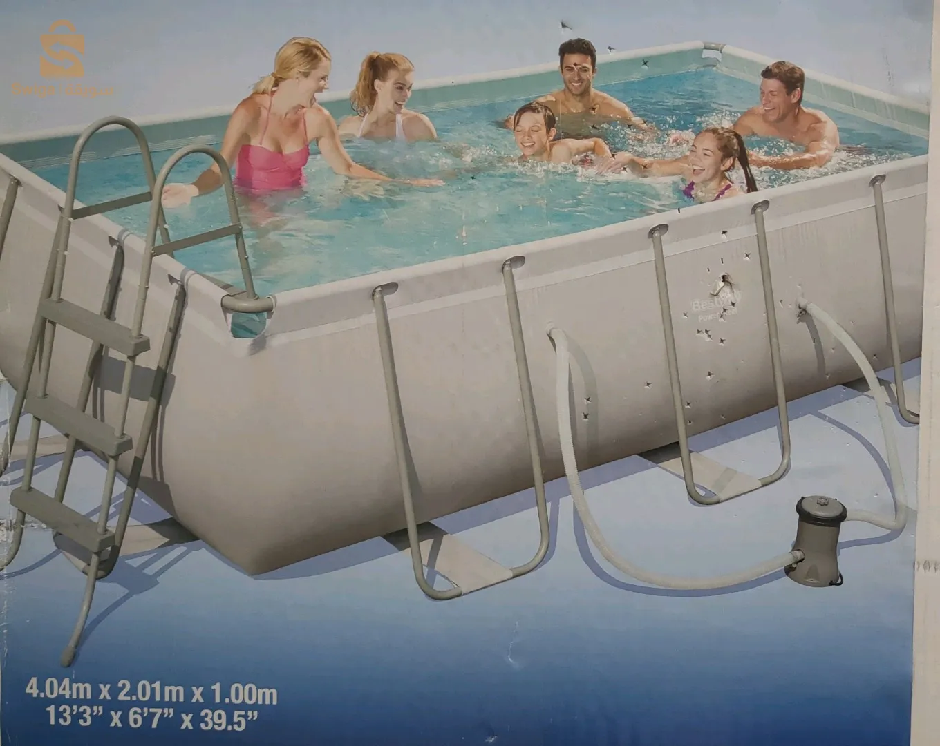 مسبح متنقل 4x2 طول و عرض مع ارتفاع 1 متر
Bestway من شركة