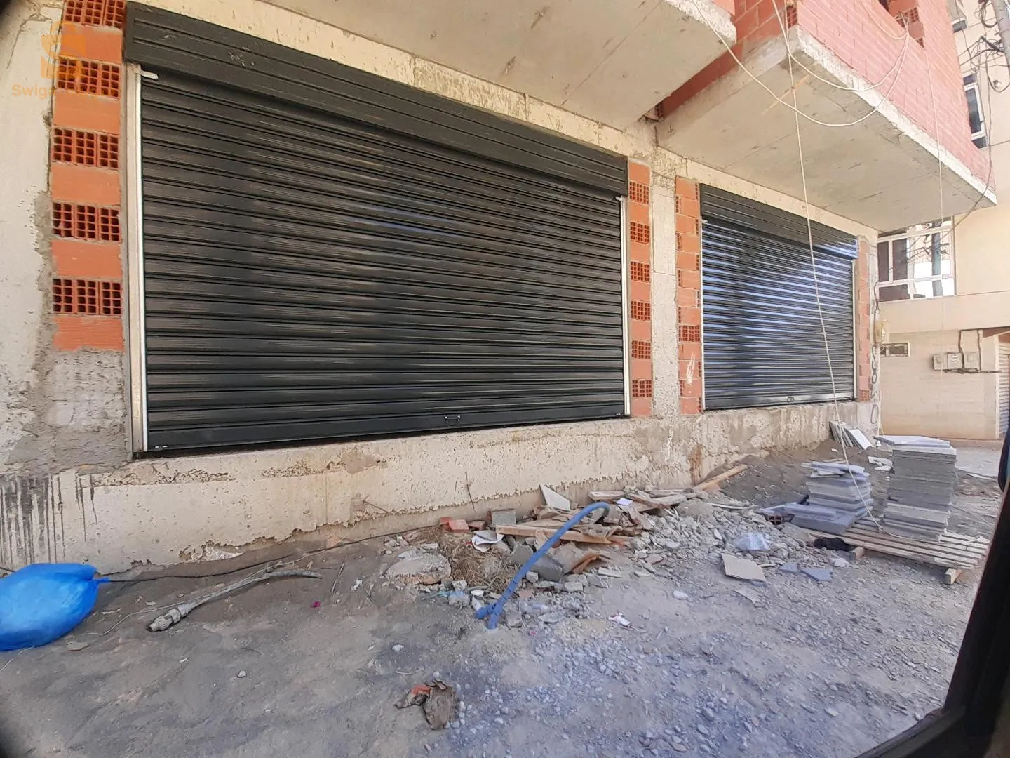 Rideau metallique electrique