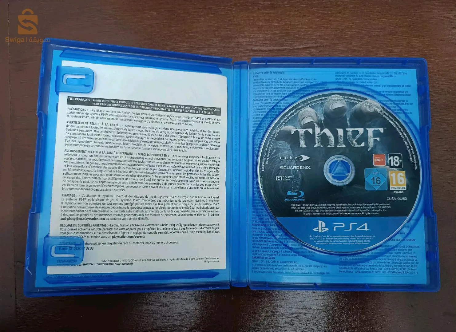 Cd ps4: "thief"
 Nbi3 w nbarez 🤝
 Price : 2500da 
Num: ‏‪‏0551856145
‪place : Cheraga,Alger