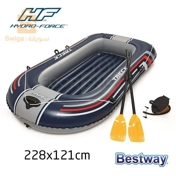 قارب متين قابل للنفخ لـ 2 أشخاص