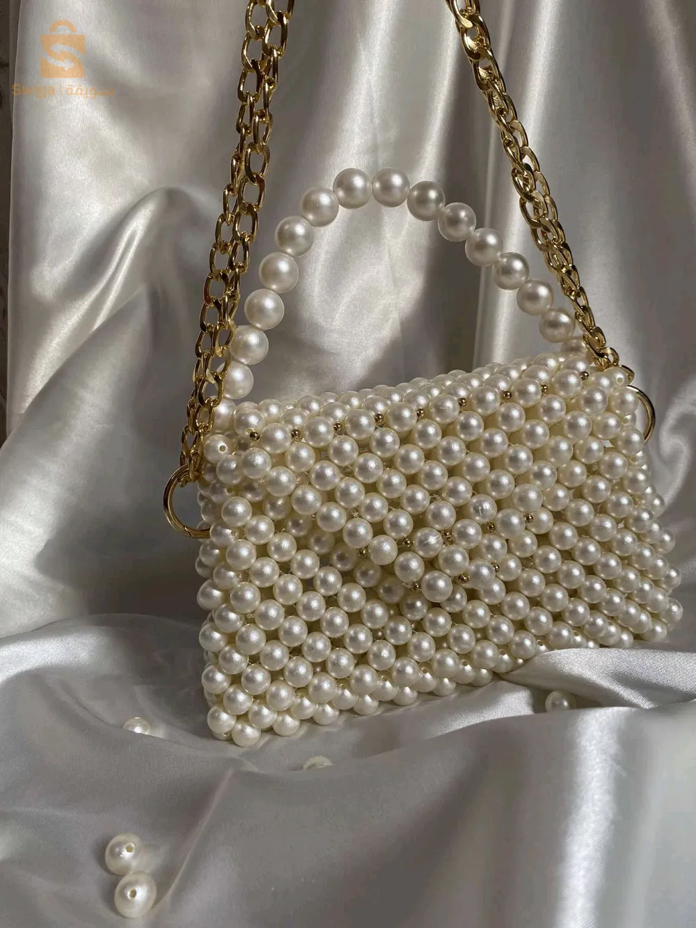 حقيبة مصنوعة باليد من الخرز ❤️ sac à main en perles