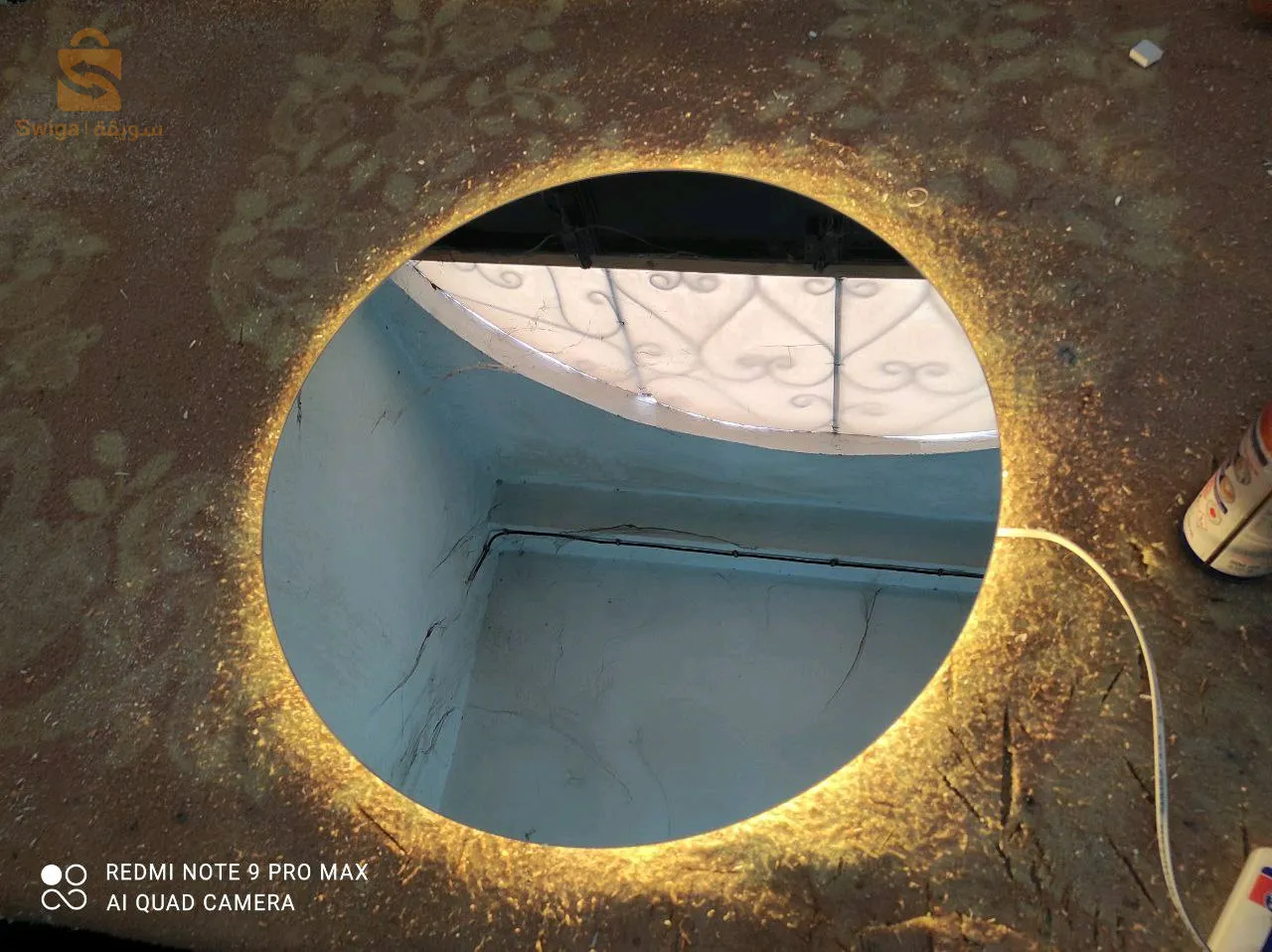 💥Miroir rond avec led