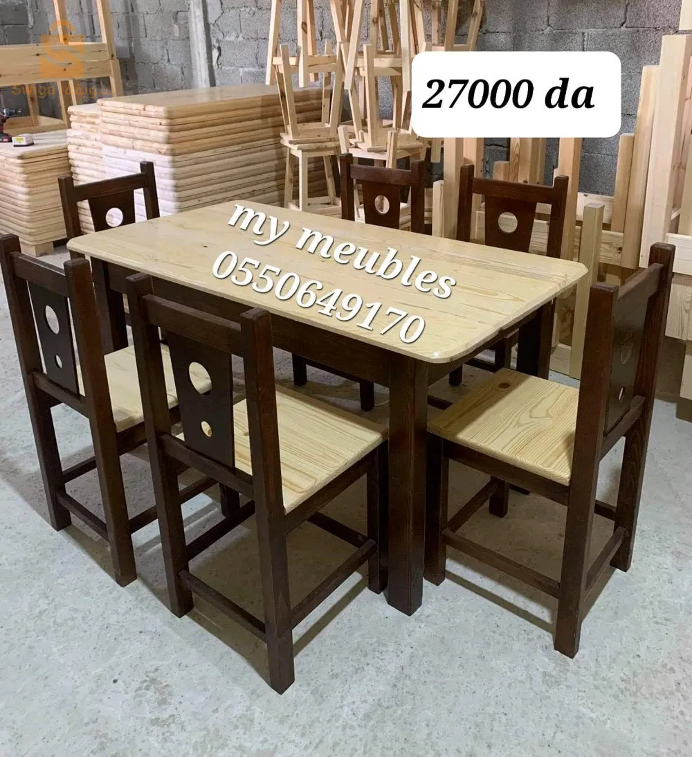 #طاولات #طاولات_المطبخ #table_de_cuisine
 طاولة المطبخ عمل متقن من الورشة ⚒️🪚 الى الزبون