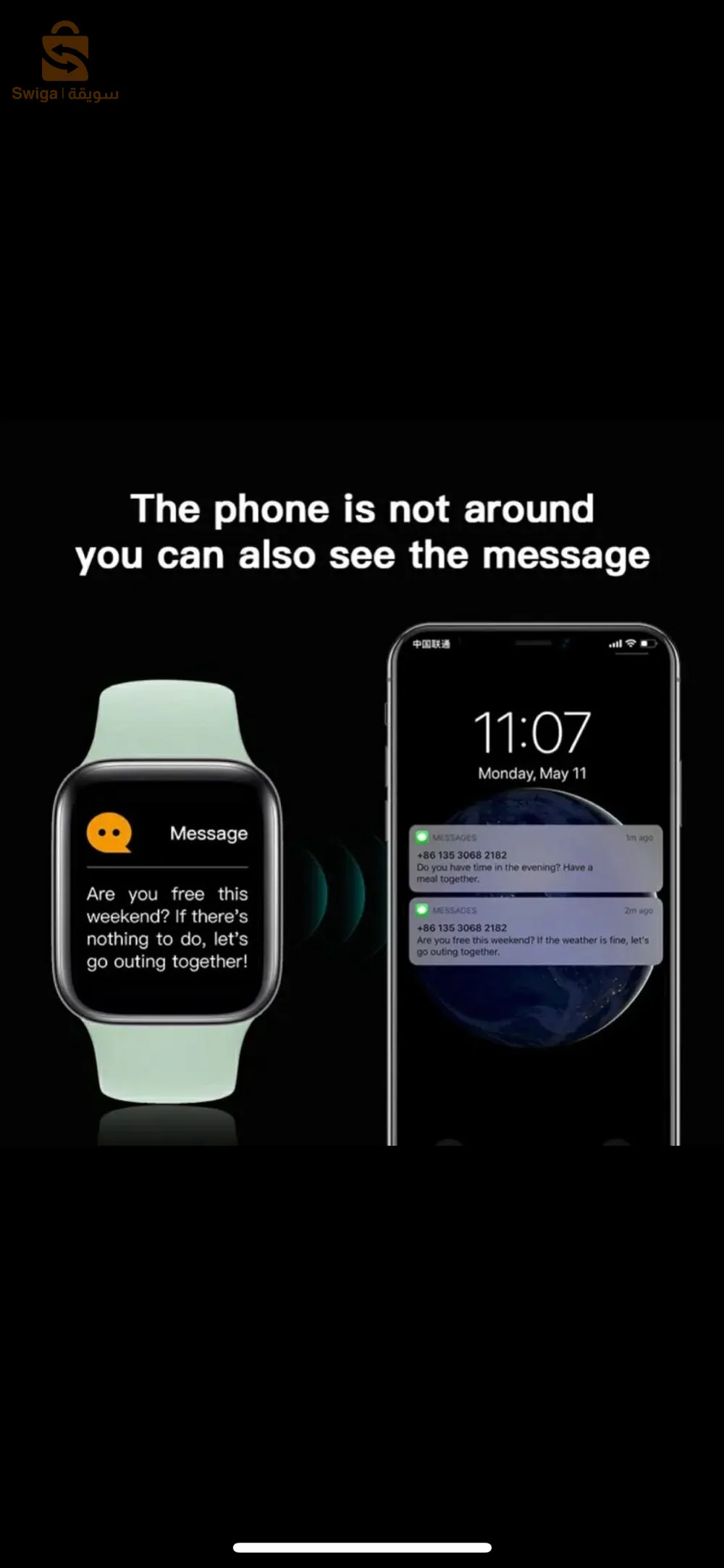 smart watch watch + w26 pro bleuthoth