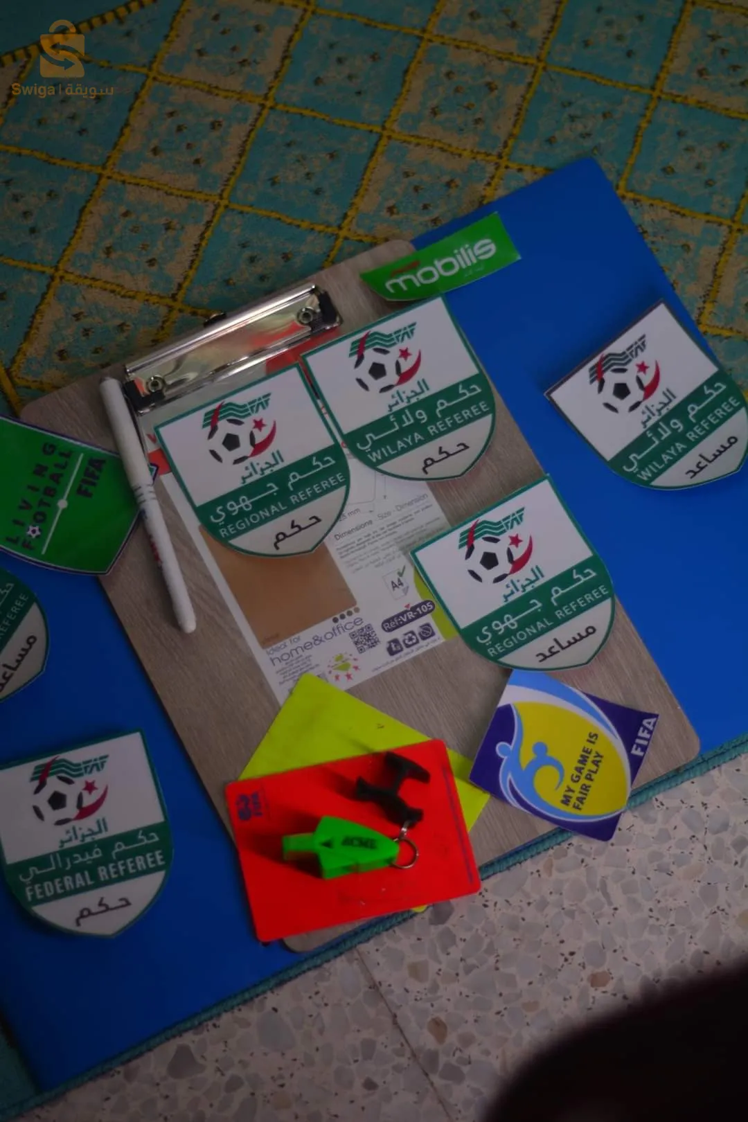 شارات حكام كرة القدم الجزائريين