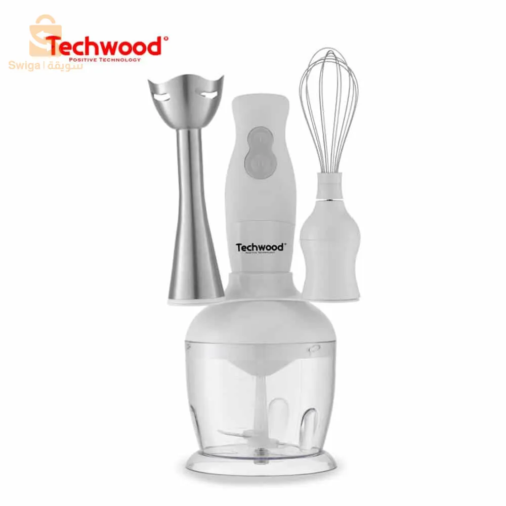 Mixeur Plongeant 3en1 300W 750mL Techwood