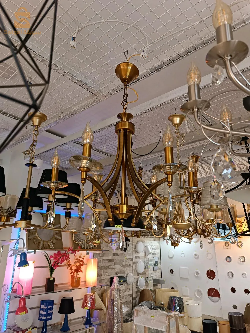 lustre pour salon 6 lampe