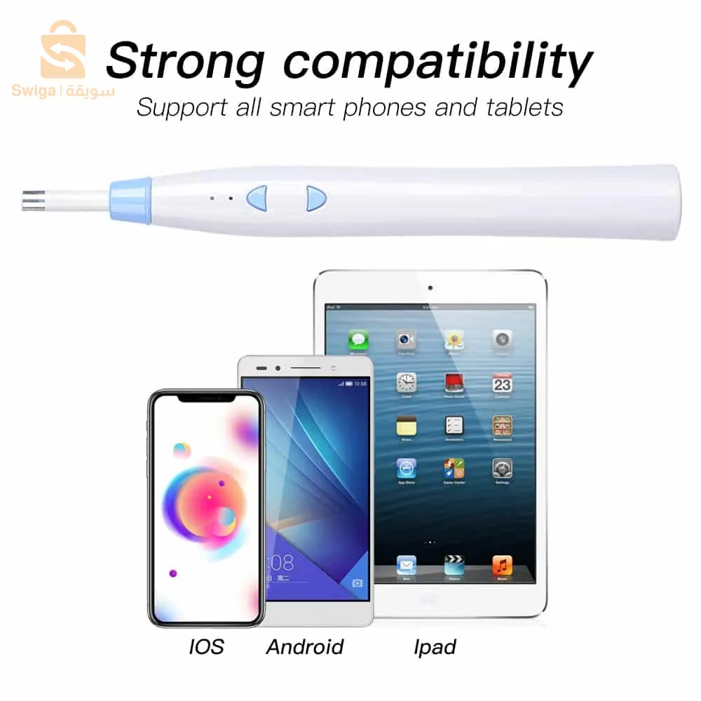 المنظار الطبي Wifi Visual Endoscope اللاسلكي عالي الدقة بكاميرا مضادة للماء و الغبار Wireless WiFi Visual Endoscope Camera for HealthCare
 42 وحدة متوفرة