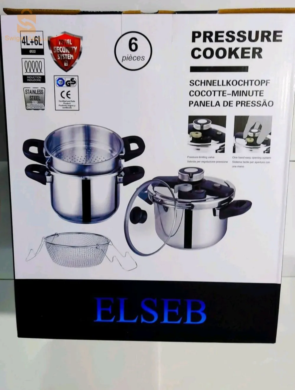 كوكوطة 6 قطع الساپ انوكس 10/18