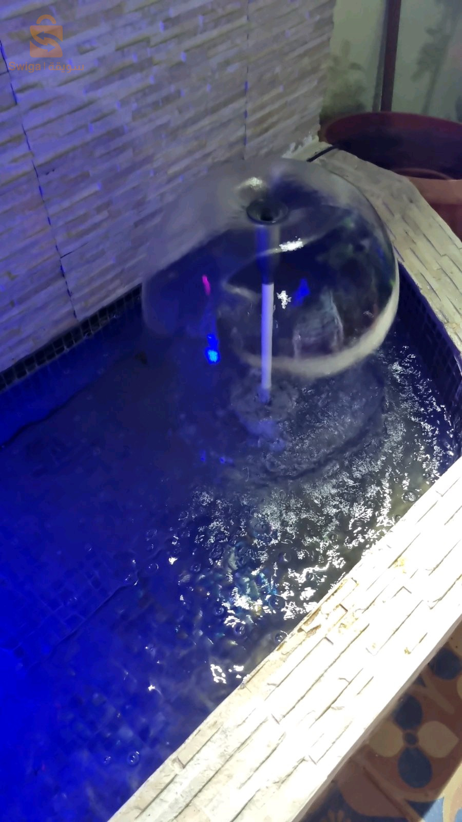 lame d'eaux cascade Fontaine شلالات ماءية جدارية للمسابح و الحدائق و المنازل